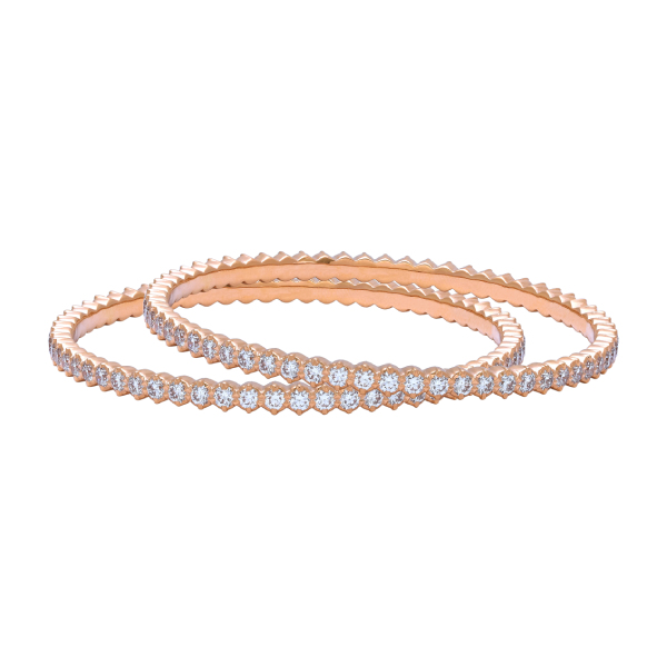 Classic Diamond Bangle - Navaratri Bangles Designs