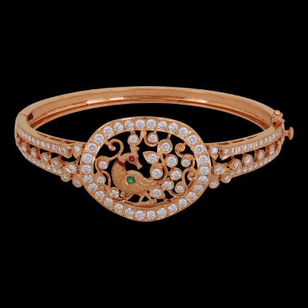 Exquisite Diamond Bangle - Navaratri Bangles Designs