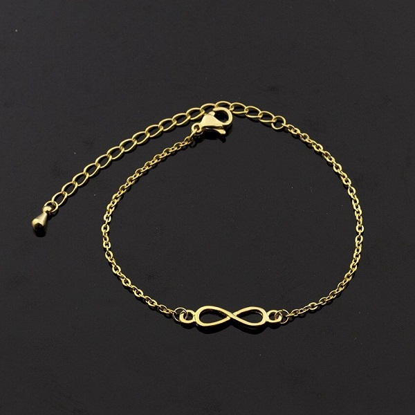 Nidin Light Luxury Simple Circles Connection Zircon Bracelet For Women  Gold/Silver Colors Opening Bangles Wedding Jewelry Gift - AliExpress