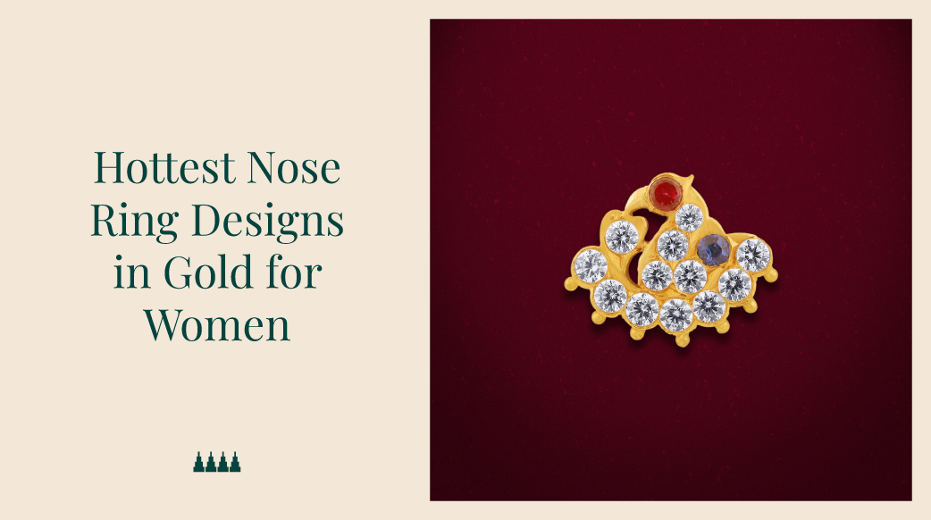 Nose Ring Designs in Gold for Women