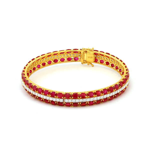 Ruby bangle - Navaratri Bangles Designs