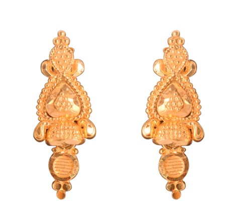 Plain Gold Earrings - Minimalistic and Elegant Designs | Shop Now –  Jewelegance