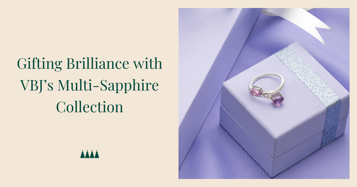 Gifting Brilliance with VBJ’s Platinum Multi-Sapphire Collection