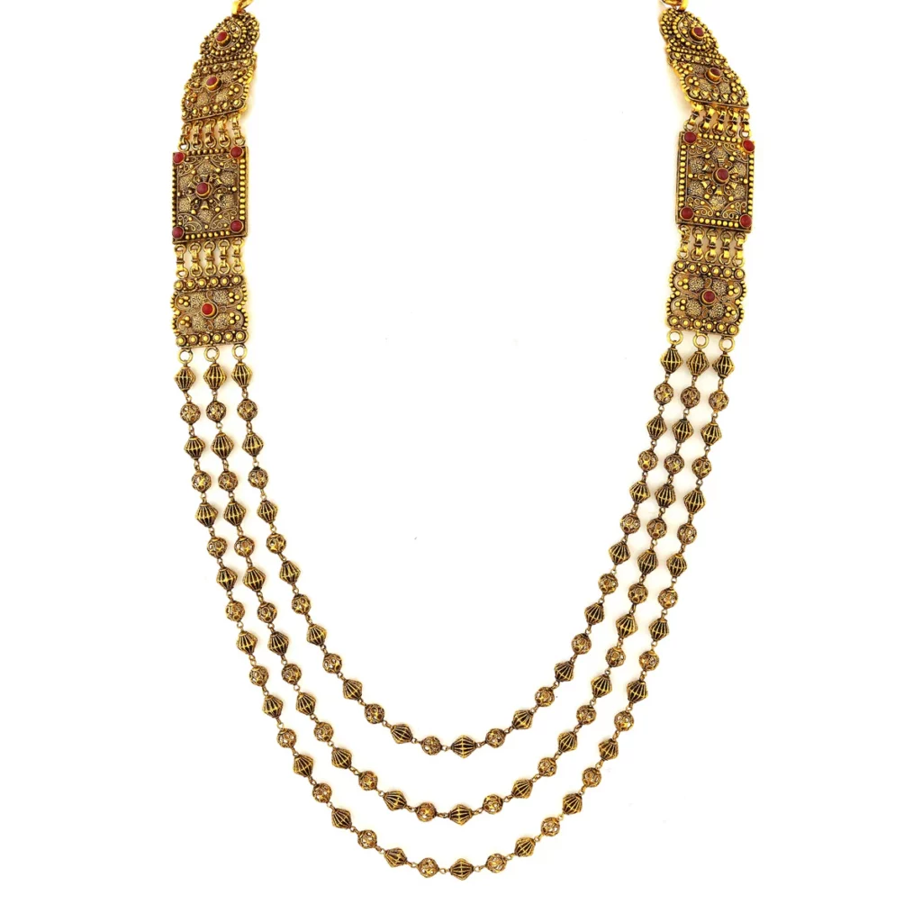 Gold Jewellery Gift for Mother’s Day 7 Gemstone Necklace