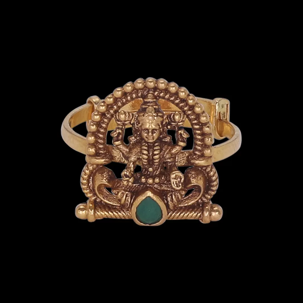 Gold Jewellery Gift for Mother’s Day 3 Temple Jewellery Gold Finger Ring