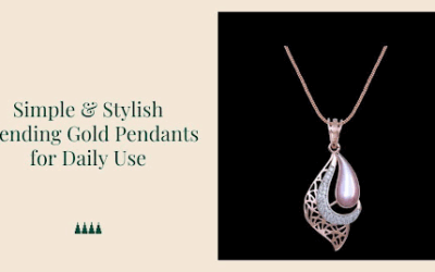 Simple & Stylish Trending Gold Pendants for Daily Use