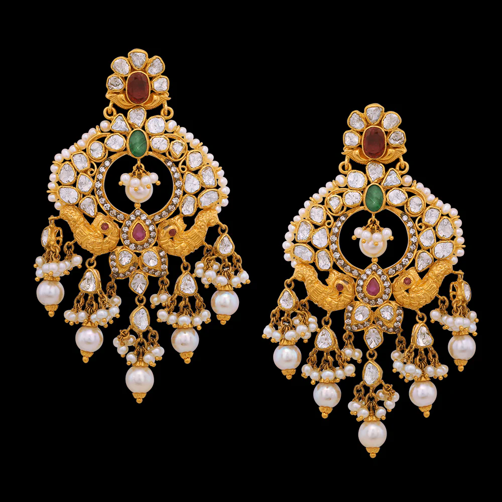 8 Unique Gemstone Earrings to Brighten Your Collection 7 Ruby Emerald Gold Earrings