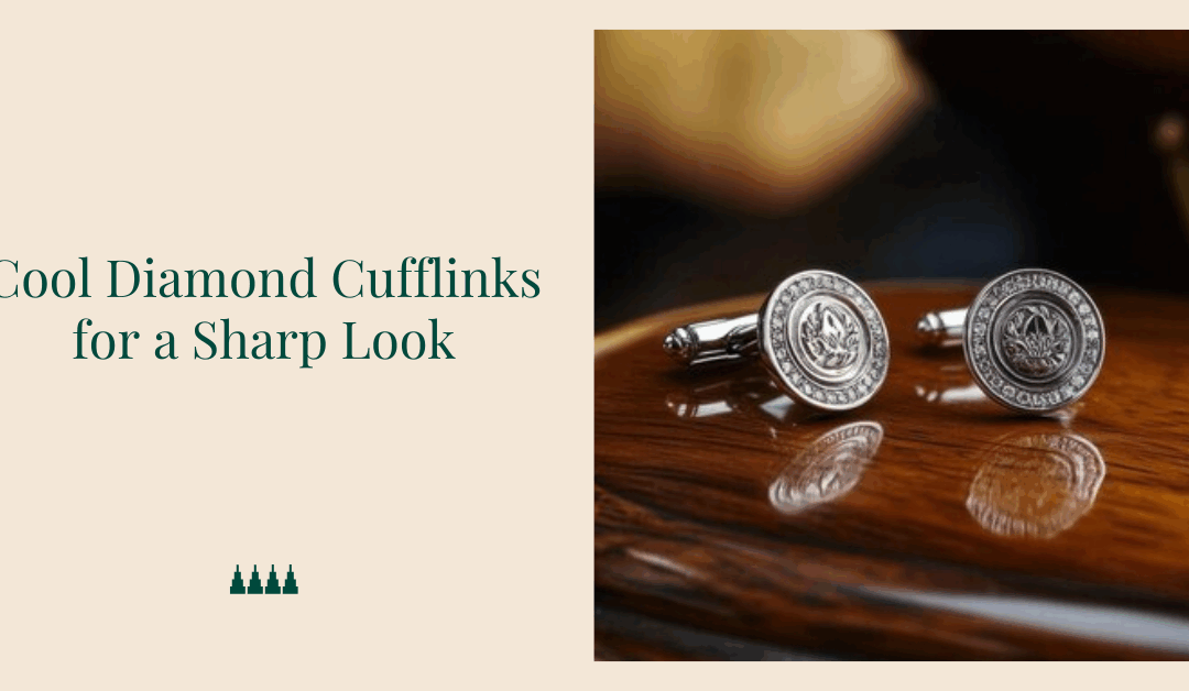 Cool Diamond Cufflinks for a Sharp Look