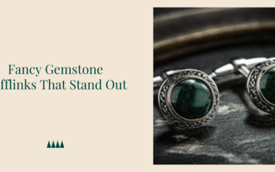 Fancy Gemstone Cufflinks That Stand Out
