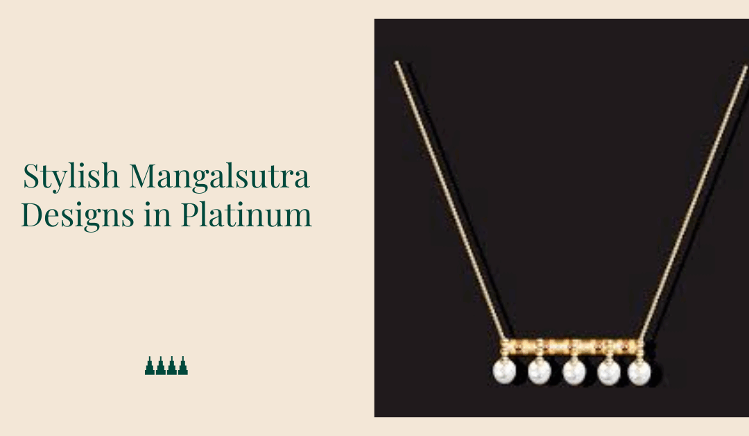 Stylish Mangalsutra Designs in Platinum