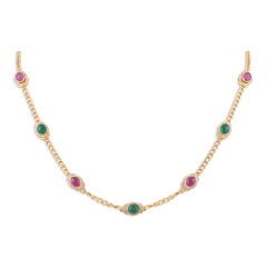 Western Diamond Necklace -IH24011255
