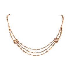 Vbj Art Deco Diamond Necklace -IH24022620