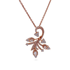 Vbj Tulips Diamond Pendant -IH24050934