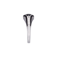 Vbj Infiniti Platinum Finger Ring -IH24070473

