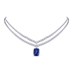 Western Solitaire Necklace -IH24120278R1
