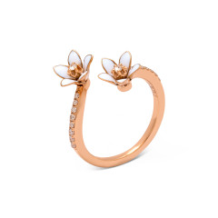 Vbj Flora Diamond Finger Ring -IH24120689
