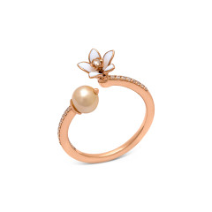 Vbj Flora Diamond Finger Ring -IH24120690
