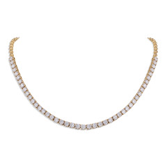 Single Line Diamond Necklace -IH24121467
