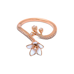 Vbj Flora Diamond Finger Ring -IH25011860A01

