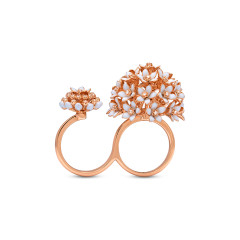 Vbj Flora Diamond Finger Ring -IH25020577
