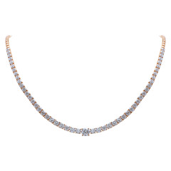 Single Line Solitaire Necklace -IH25031001
