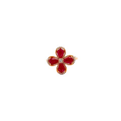 Stone Studded Precious Finger Ring -IH25040787
