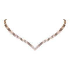Contemporary Diamond Necklace -IH25050310
