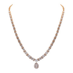 Single Line Solitaire Necklace -IH25060456A01
