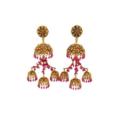 Temple Jewellery Gold Ear Wear -IH25071387
