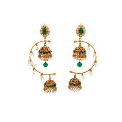 Temple Jewellery Gold Ear Wear -IH25071976
