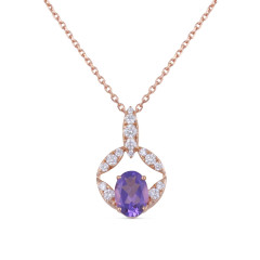 Diamond With Cs Precious Necklace -IH25080813
