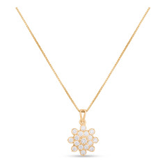 South Indian Traditional Diamond Pendant -IH25091416
