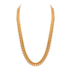Traditional South Indian Jewellery Gold Necklace -JJ25082335
