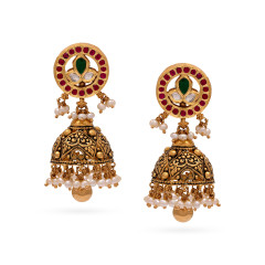 Kundan Gold Ear Wear -JJ25085119
