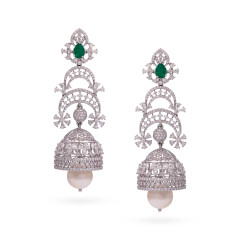 Traditional Indian Diamond Ear Wear -JJ25095450
