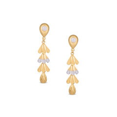 Contemporary Indian 
 Gold Ear Wear -JJ25100458
