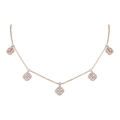Fancy/clolour Stone Diamond Necklace -JJ25101144
