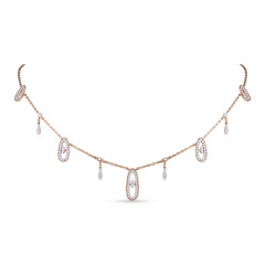 Fancy/clolour Stone Diamond Necklace -JJ25101146
