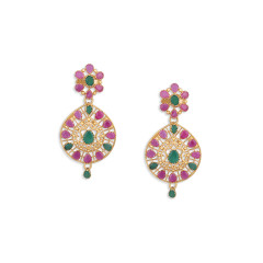 Ruby & Emerald Precious Ear Wear -JJ25120928
