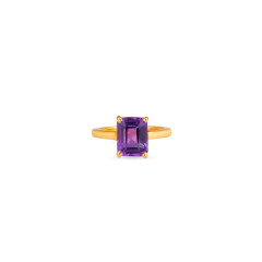 Amethyst Precious Finger Ring -JW25091263
