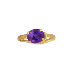 Amethyst Precious Finger Ring -JW25091265
