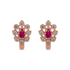 South Indian Traditional Diamond Ear Wear -JW25121406
