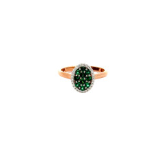 Fancy/clolour Stone
 Diamond Finger Ring -OR25021045
