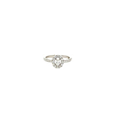 Halo  Platinum Finger Ring -OR25040983
