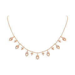 South Indian Traditional Diamond Necklace -OR25070789
