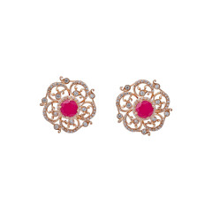 Premium Cz Gold Ear Wear -OR25122604
