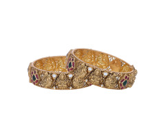 Kundan Gold Bangle -107A94491
