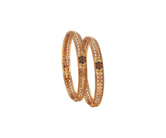 Temple Jewellery Gold Bangle -107A95162
