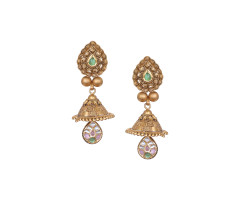 Temple Jewellery Gold Ear Wear -108A142010

