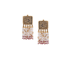 Temple Jewellery Gold Ear Wear -108A157439
